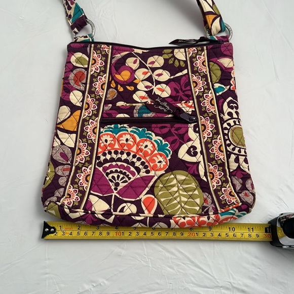 Vera Bradley Plum Crazy floral hipster crossbody bag - Picture 3 of 6